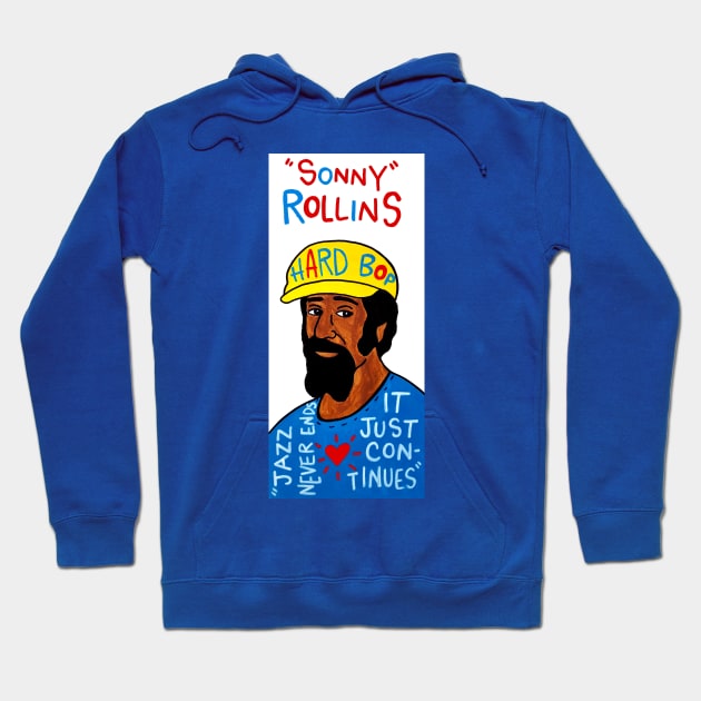 Sonny Rollins Hoodie by krusefolkart